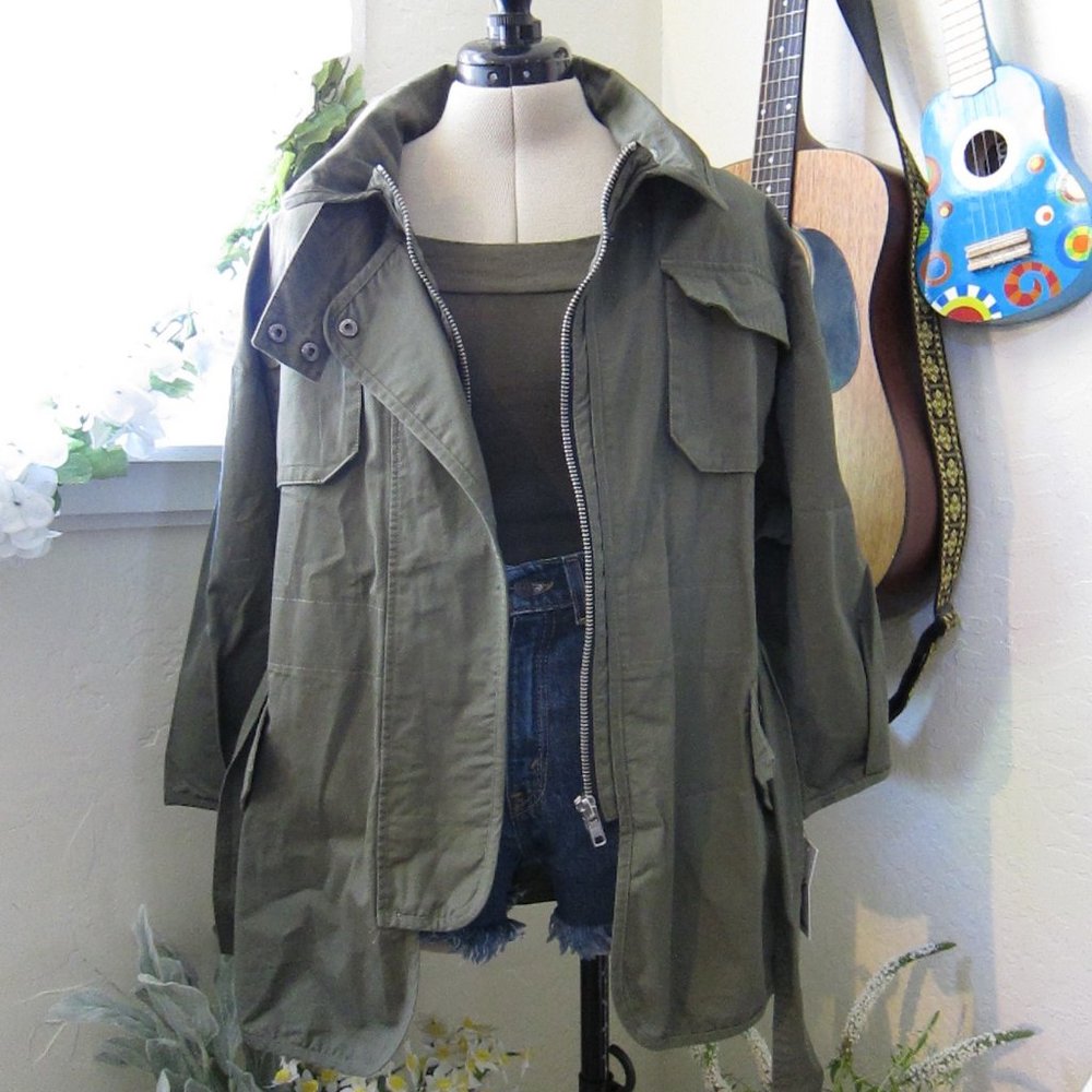 William Rast Dolman Sleeve Army Jacket NWT